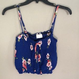 Dee elly, S, elastic fitted crop/tank